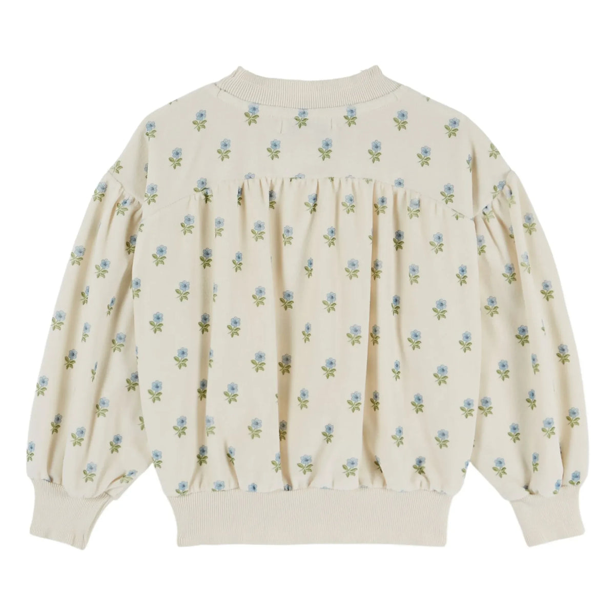 Emile et Ida - Organik Pamuk Kadife Sweatshirt | Ekru