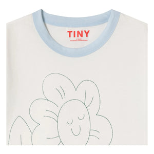 Tinycottons - Camiseta Fleur Coton Bio | Blanco