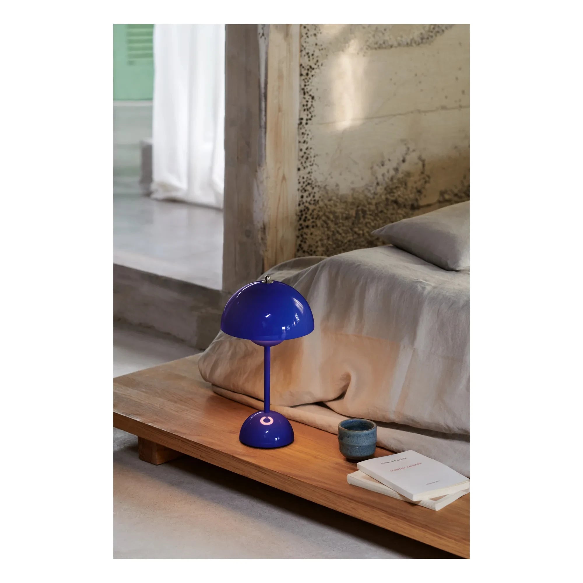 & Tradition - VP9 Flowerpot Taşınabilir Masa Lambası, Vernon Panton | Mavi
