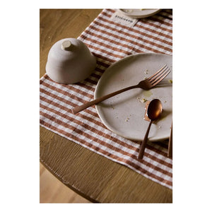 Gabrielle Paris - Salvamantel Gingham Moka | Mocha