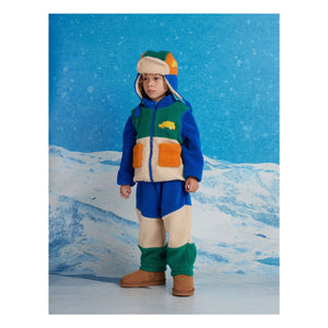 Halcyon Nights - Jogger estilo sherpa | Azul real