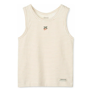 Liewood – 2er Set Bio-Baumwoll-Tanktops Faris | Beige