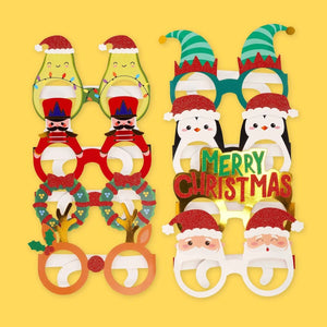 Legami - Set de 8 Gafas de Papel de Navidad