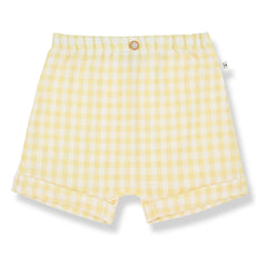 1+ in the family - Bermuda Tinos Vichy Seersucker | Amarillo pálido