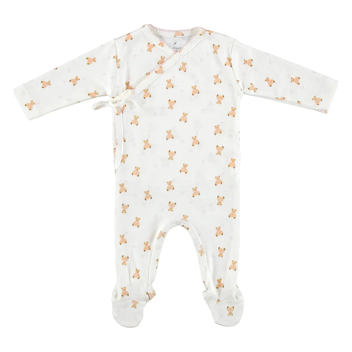 Bebe Organic - Organik Pamuklu Teddy Pijama | Pembe