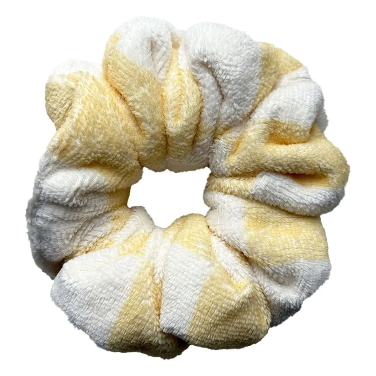 Jera Mini - Chouchou Kareli Terrycloth | Soluk sarı