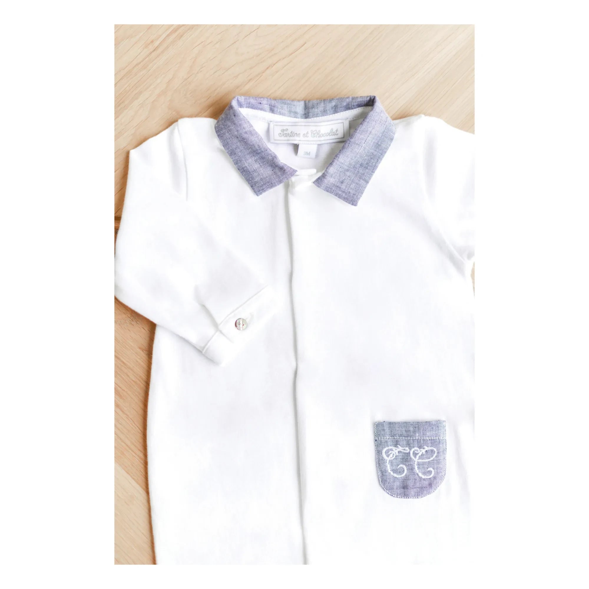 Tartine et Chocolat - Foliage Sleepwear Pijama | Beyaz