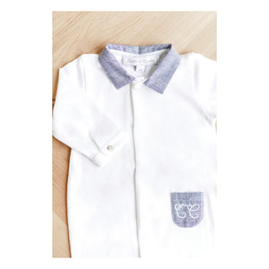 Tartine et Chocolat - Foliage Sleepwear Pyjama | Weiß