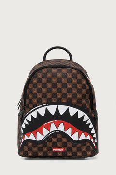 Sprayground - Mochila Marrón de Tiburones en París 910B9305NSZ