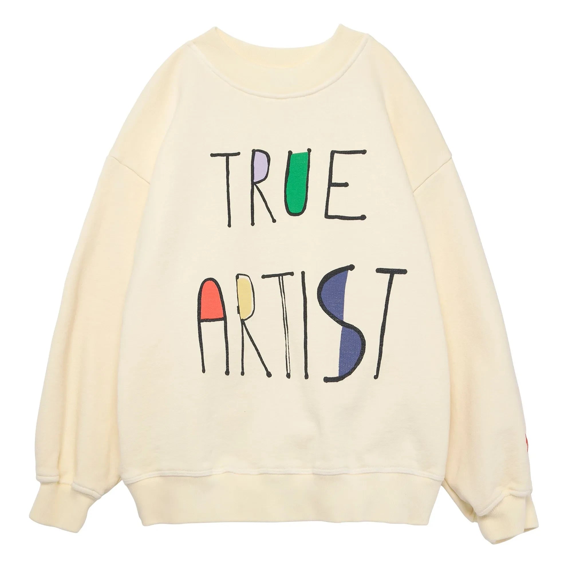 True Artist - Sweat N°11 Organik pamuk | Soluk sarı