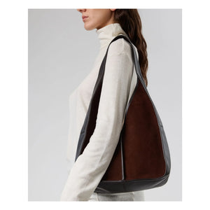 Hereu - Calella Hobo Bag Sweden | Marrón Oscuro