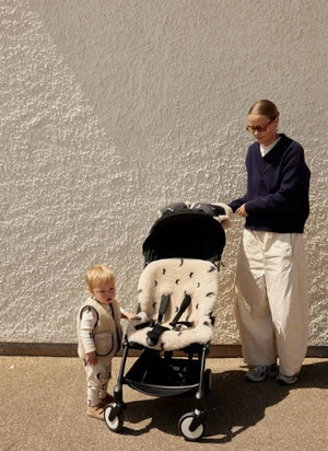 BINIBAMBA - Sheepskin for Strollers and Carriers - Binibamba x Organic Zoo | Moon