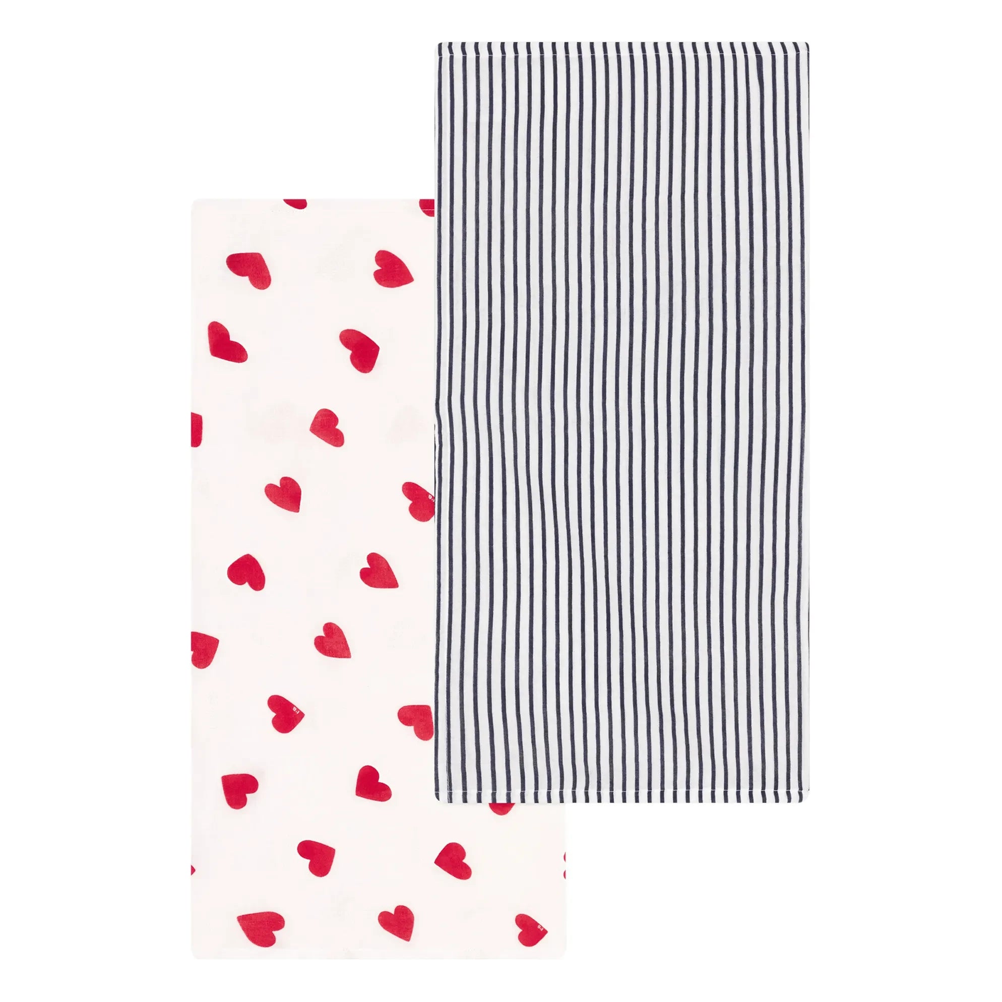 Petit Bateau - 2er-Pack Baumwoll-Musselintücher | Ecru