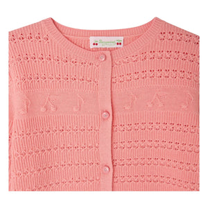 Bonpoint - Mia Wool Cardigan | Candy pink