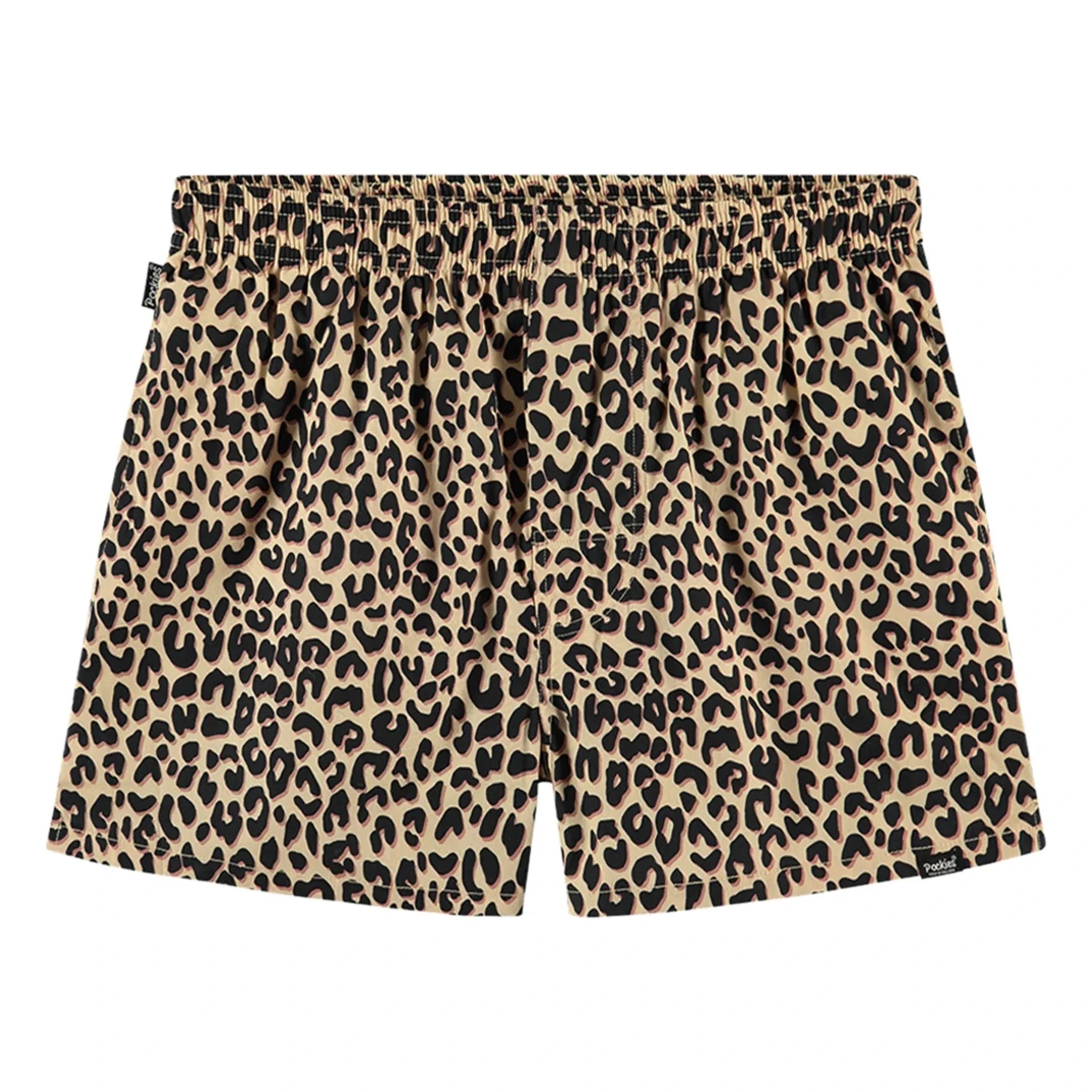 Pockies - Leopar şort | Bej