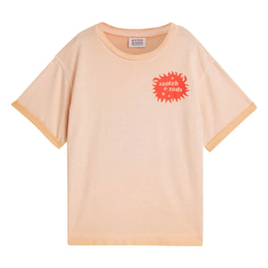 Scotch & Soda - Tişört Artworks Logosu | Mercan