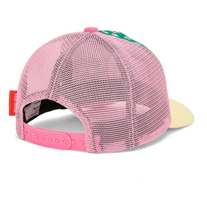 Hello Hossy - Trucker Garden Joy Schirmmütze mit gebogenem Visier aus recycelten Fasern | Grün