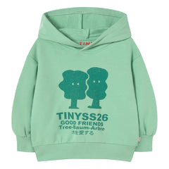 Tinycottons - Good Friends organik pamuk sweatshirt | Turkuaz