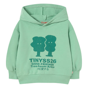 Tinycottons - Good Friends organik pamuk sweatshirt | Turkuaz