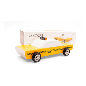 Candylab - Candycab Taxi - Juguete de Madera | Amarillo
