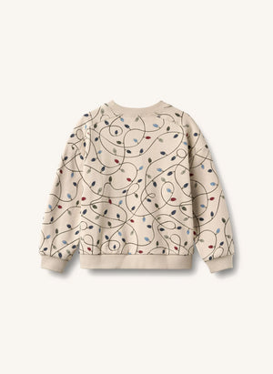 Wheat - Sandro "Guirlandes" Organik Pamuklu Sweatshirt | Krem