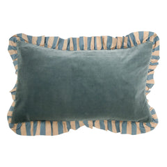 Olsson & Jensen - Elina kadife yastık kılıfı | Mavi