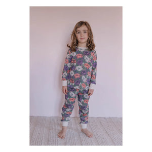 Studio Bohème - Dodo Flowers Organic Cotton Pajama | Purple