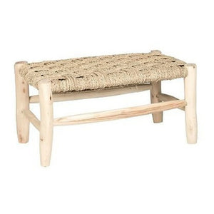 Cosydar - Holzbank mit Palmenmotiv - 60 cm x 30 cm