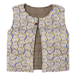 Apaches - Sakaru Kolsuz Çift Taraflı Yelek | Mavi