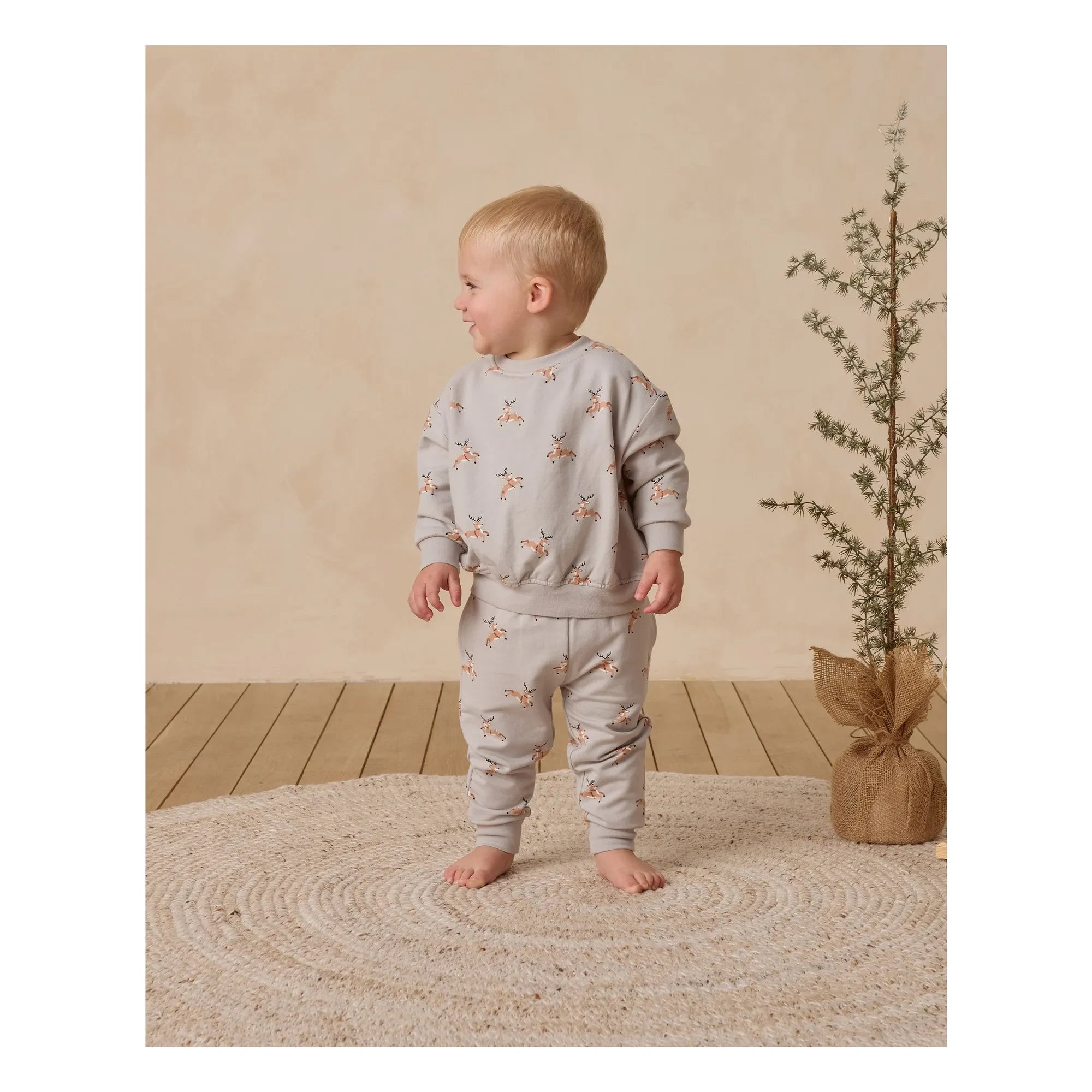 Quincy Mae - Jogger Rennes Organik Pamuk | Gri
