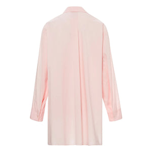 Forte Forte – Kleid aus Baumwollpopeline | Hellrosa