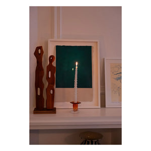 Denise - Candelabro de cristal Stella | Naranja