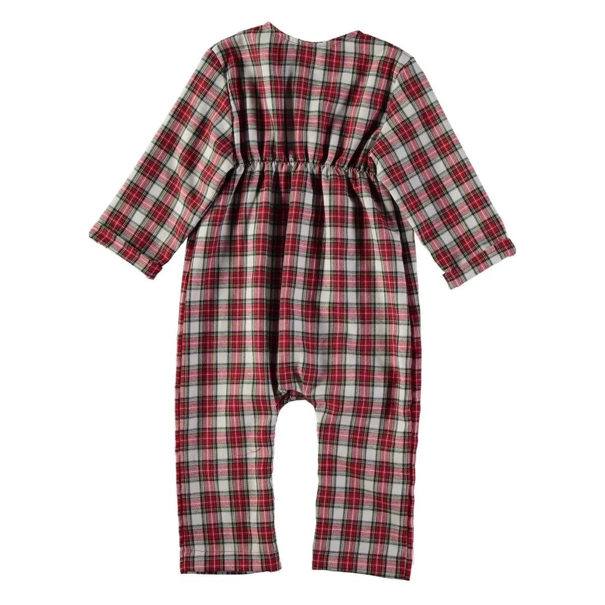 Risu Risu - Cosi بيجاما مربعات من قطن عضوي | أحمر