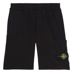 Stone Island - Jogging-Shorts | Schwarz