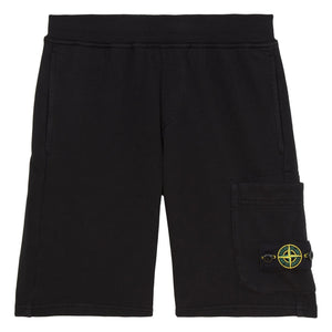 Stone Island - Jogging-Shorts | Schwarz