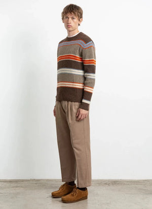 Edmmond Studios - Maglione a righe | Marrone