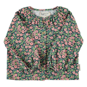 Piupiuchick - Çiçekli Bluz | Yeşil