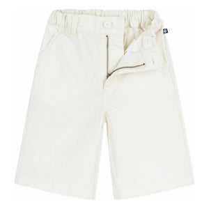 Petit Bateau - Pantalón corto bermuda sarga unicolor | Crudo