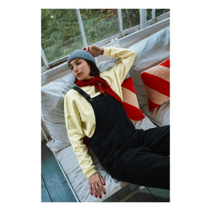 Poudre Organic - Acentra Velvet Sweatshirt | Pale Yellow