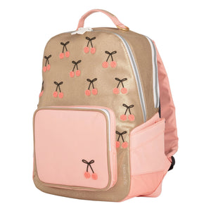 Jeune Premier - Cherry Pompon Backpack | Gold