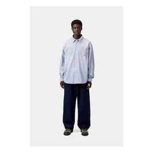 Carhartt WIP - Boyacı Chambray Pamuk Gömlek | Açık Mavi