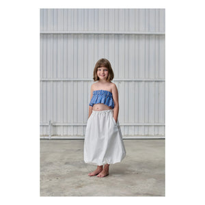 Tangerine - Top sin mangas de rayas | Azul