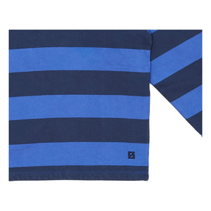 Smallable Kid - Favio Gestreiftes Sweatshirt aus Bio-Baumwolle | Elektrisches Blau