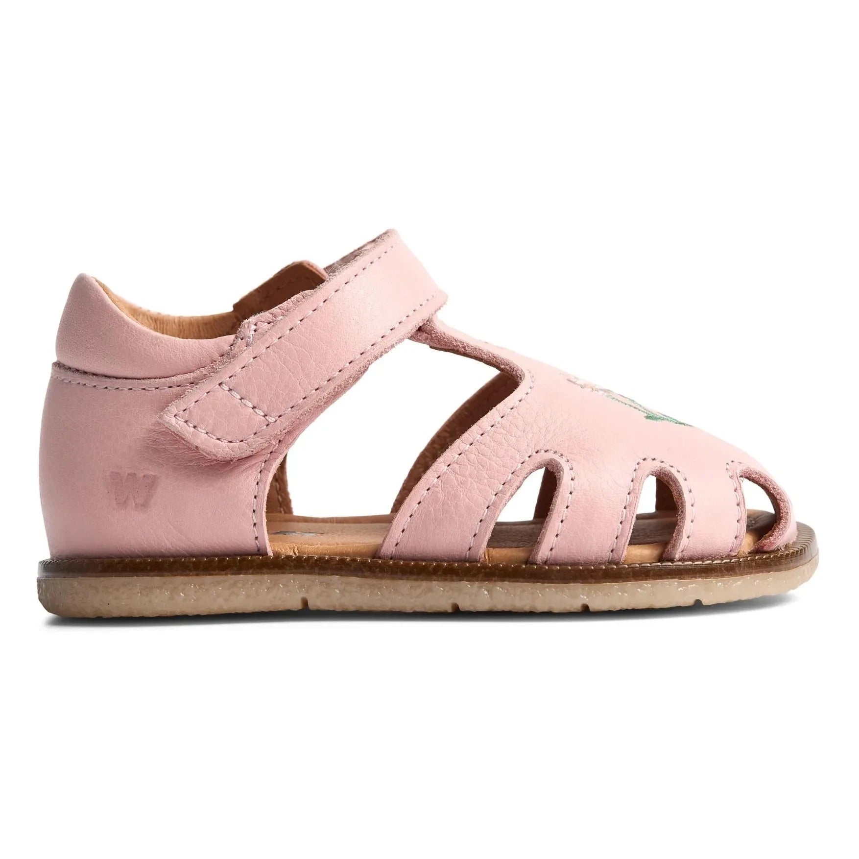 Wheat - Lowe Fleurs Deri Sandalet | Açık Pembe