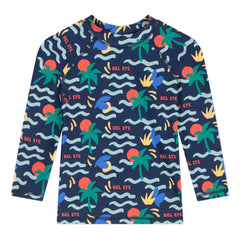 Petit Bateau - Camiseta de baño con protección UV Bel Eté | Azul marino