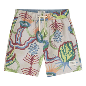 Scotch & Soda - Çöl Çiçek Desenli Mayo Şortu | Bej