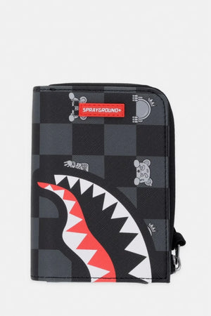 Sprayground - Siyah Suni Deri Cüzdan 910W8917NSZ