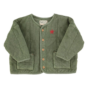 Piupiuchick - Piupiuchick Est 2042 Bio-Baumwoll-Steppjacke | Dunkelgrün