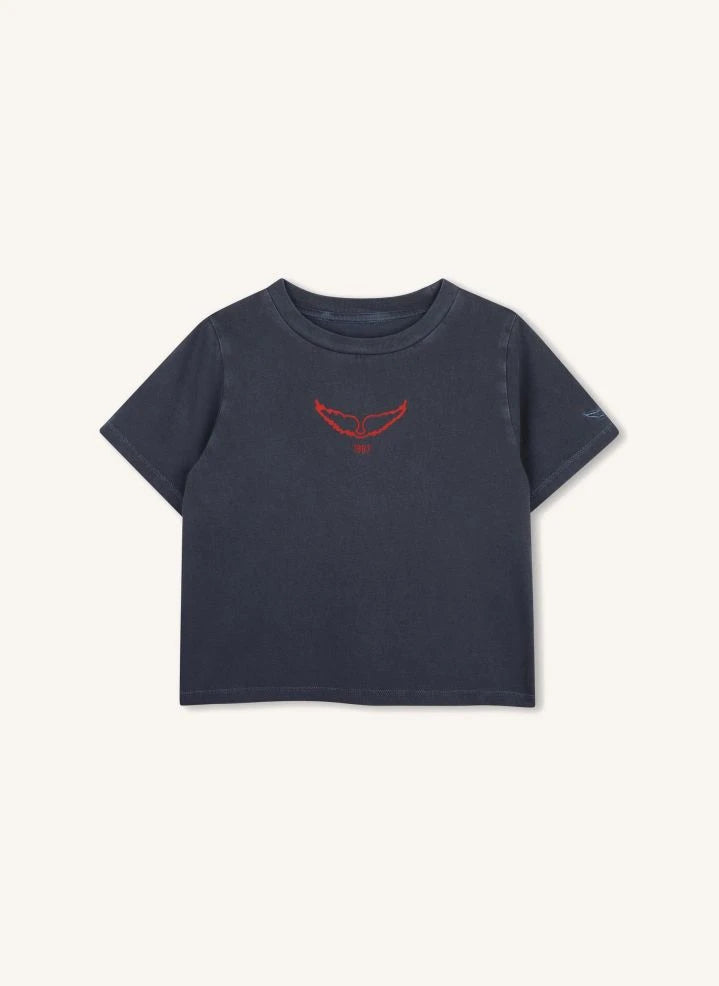 Zadig & Voltaire - Wings T-Shirt | كحلي