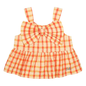 Jelly Mallow - Carreaux Knoten-Top | Gelb